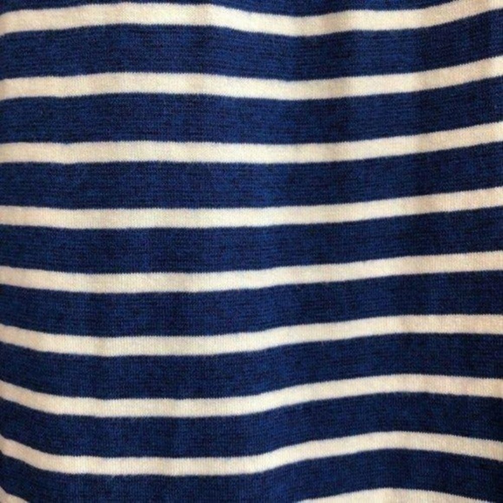 Trina Turk Tank Top Striped Ruffle Nautical - Picture 4 of 4